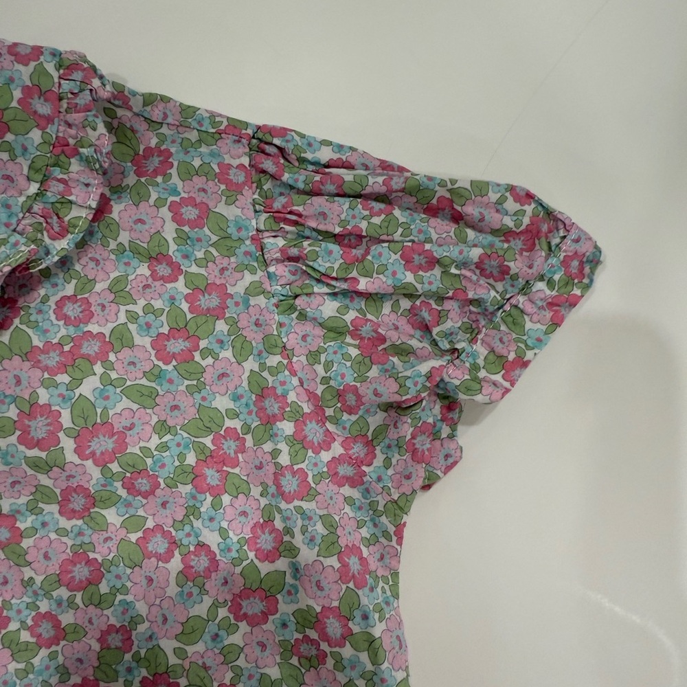 Mariella Ferrari - Italy (3)
Floral toddler blouse - Pink and Green - like new - Picture 4 of 6